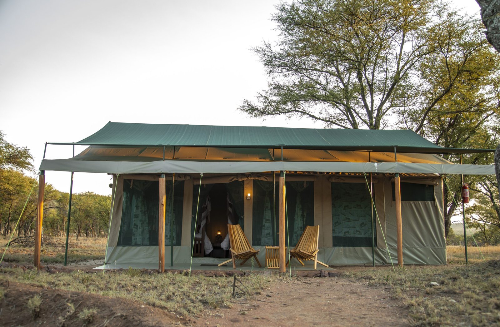 Family tented suite at Maboresho Tented Camp
